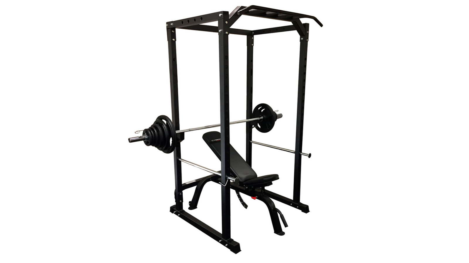 Cyberfit 140kg Power Rack Olympic Adjustable Bench Package Set
