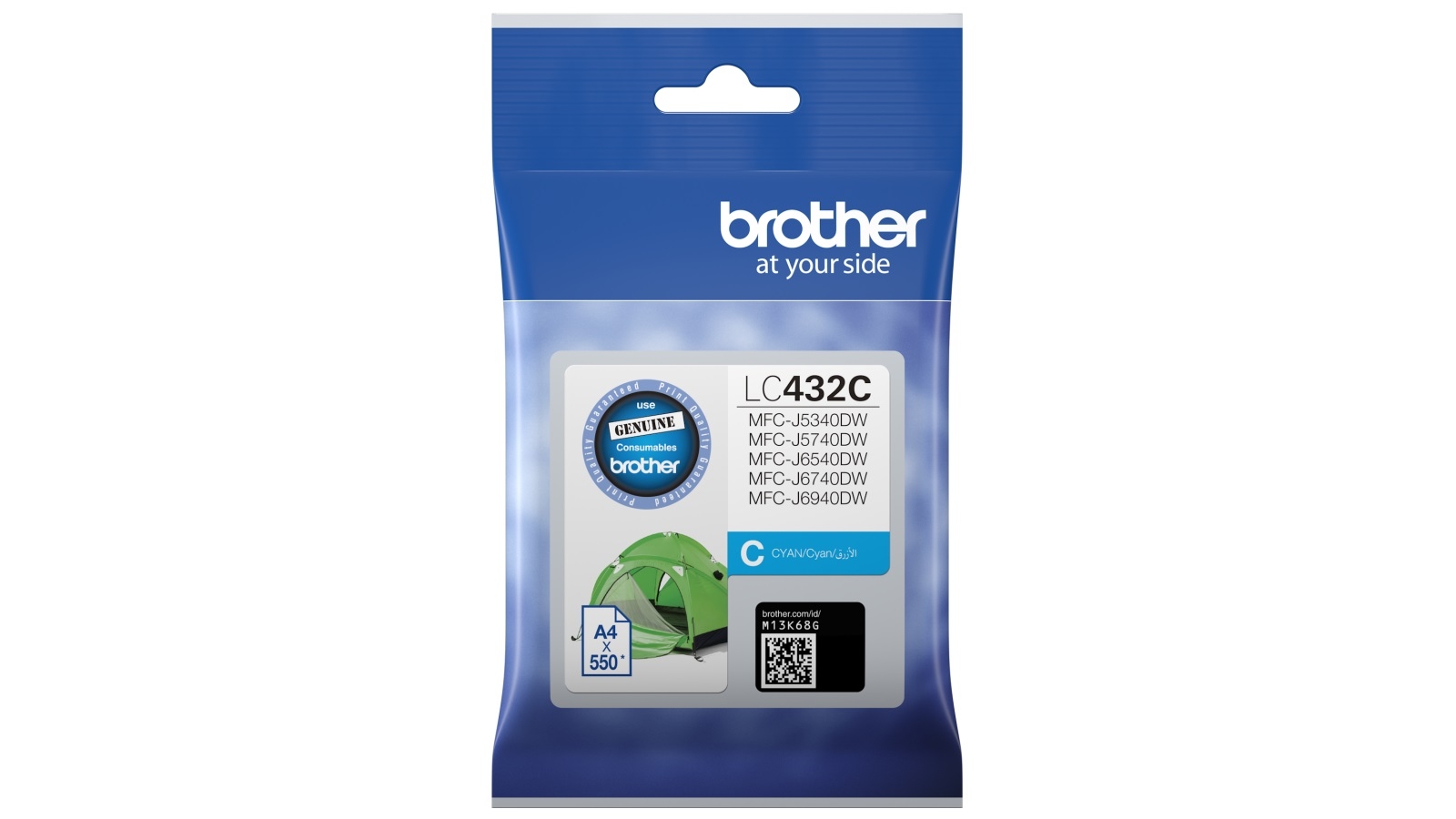 Brother LC432 Cyan Ink Cartridge