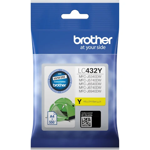 Brother LC432 Yellow Ink Cartridge