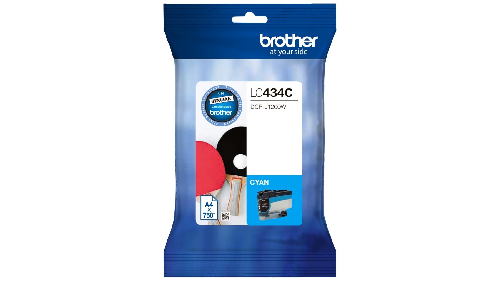 Brother LC434 Cyan Ink Cartridge