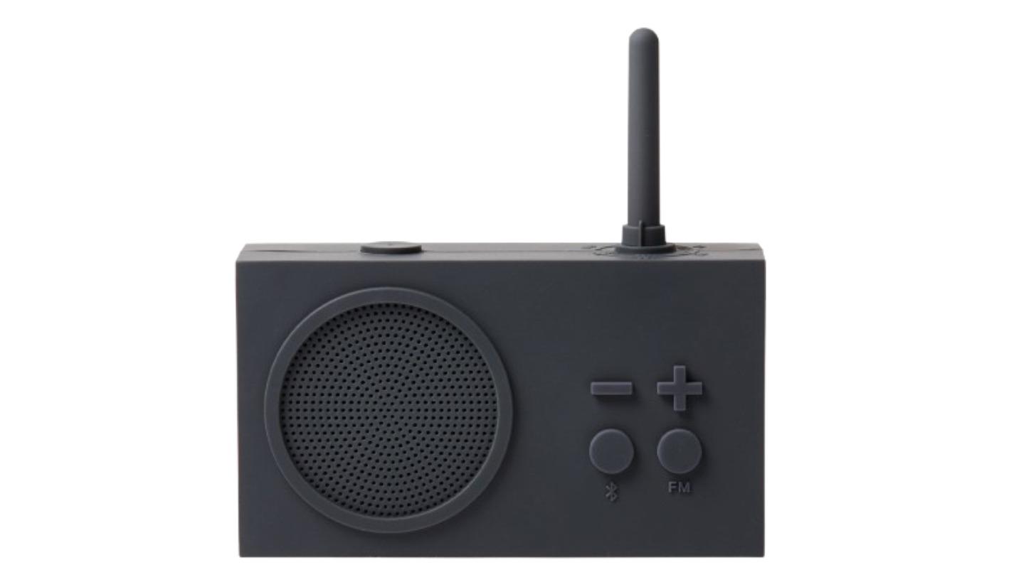 Lexon Thykho 3 FM Radio and Bluetooth Speaker - Grey
