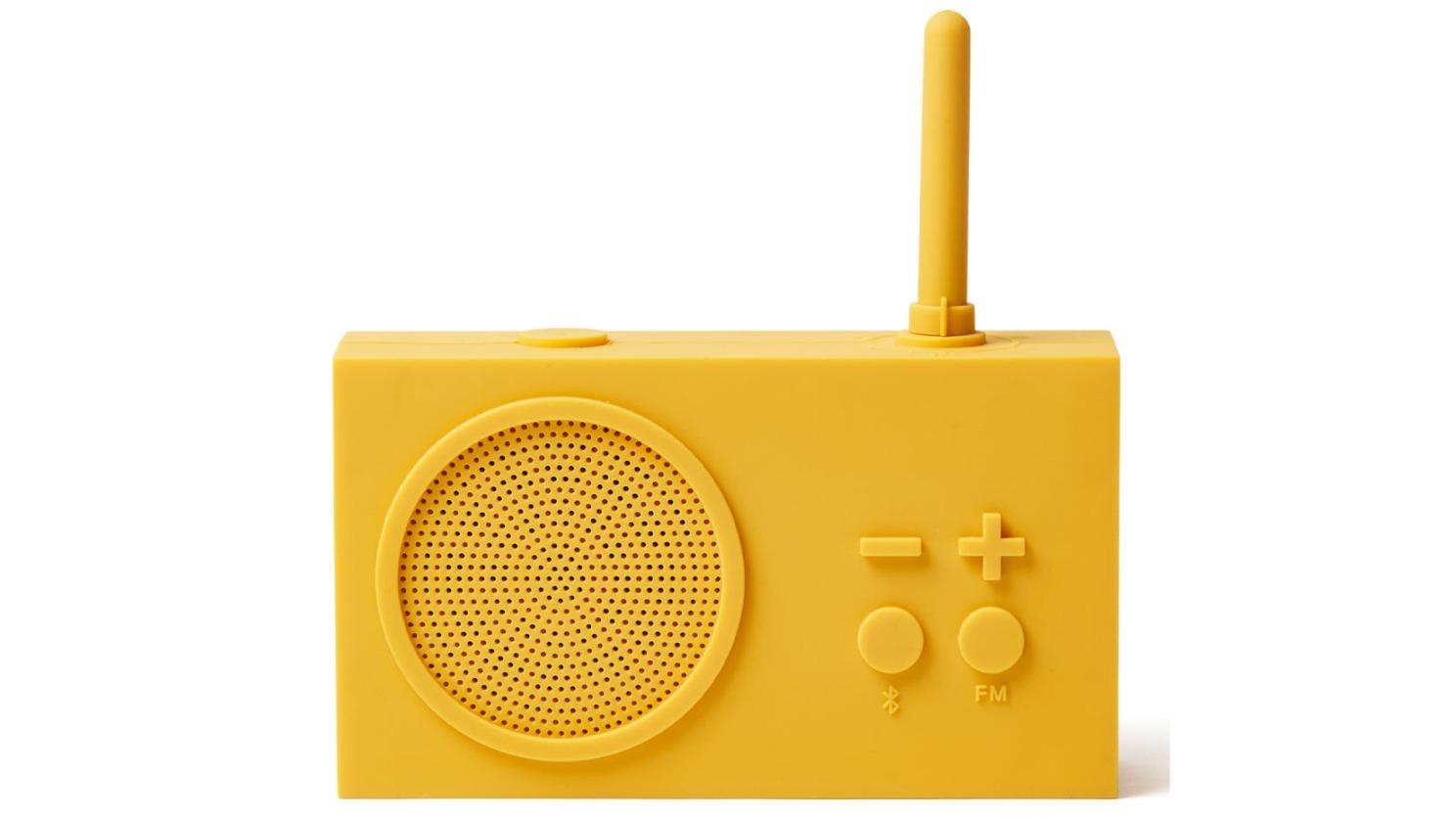 Lexon Thykho 3 Radio and Bluetooth Speaker - Yellow