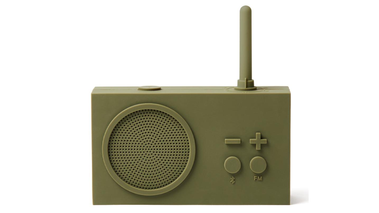 Lexon Thykho 3 Radio and Bluetooth Speaker - Kakhi