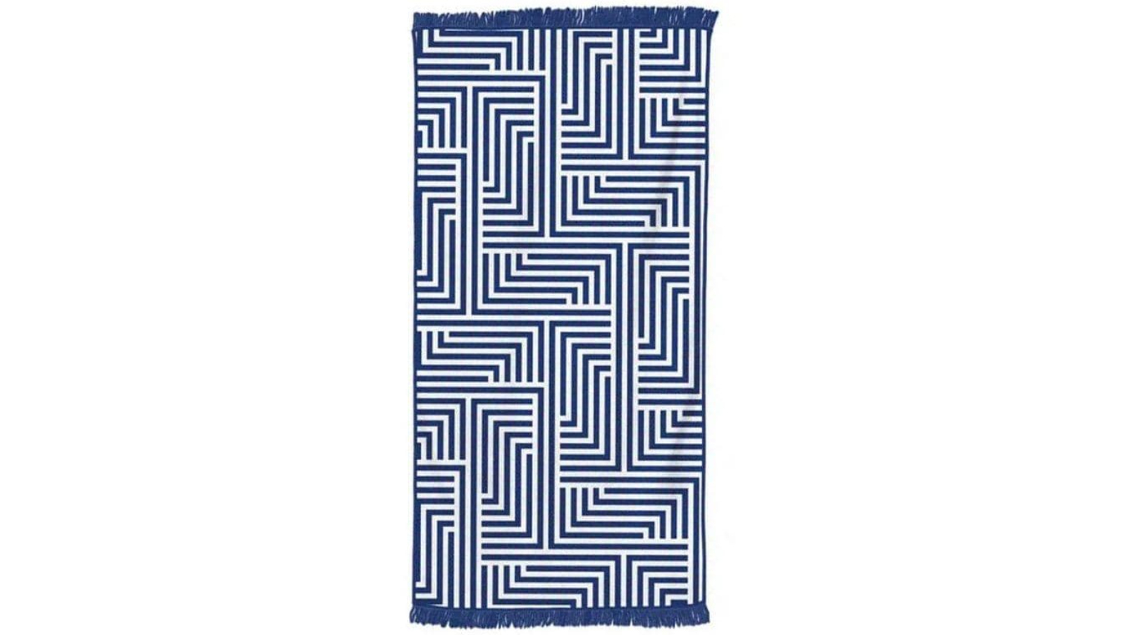 Lazy Dayz Rectangular Beach Towel with Tassel
