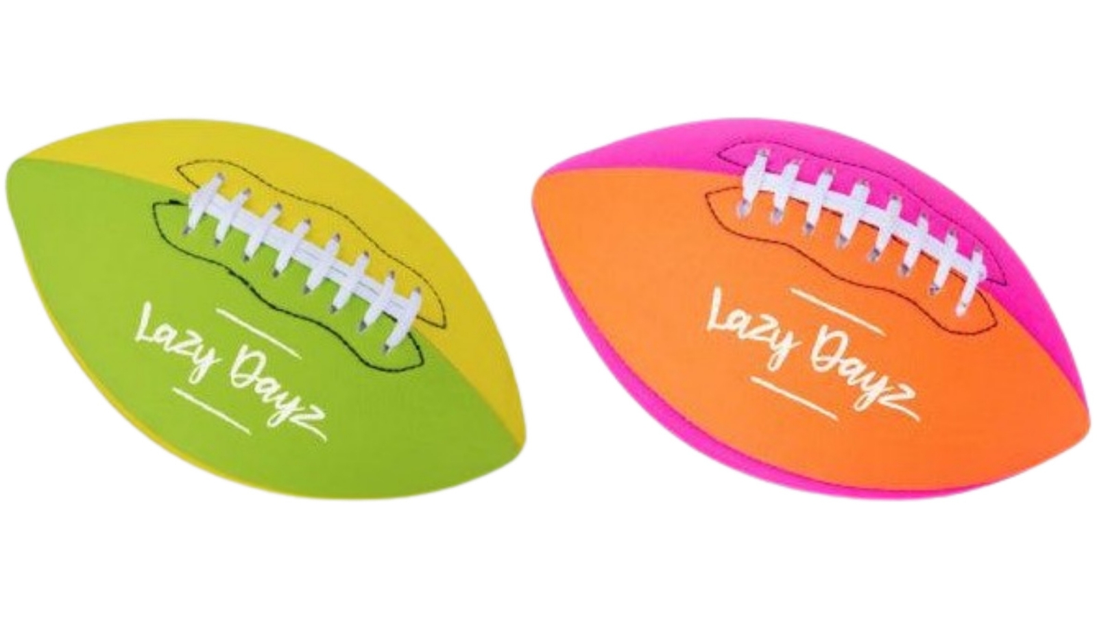 Lazy Dayz Inflated Contrast Color Neoprene American Football