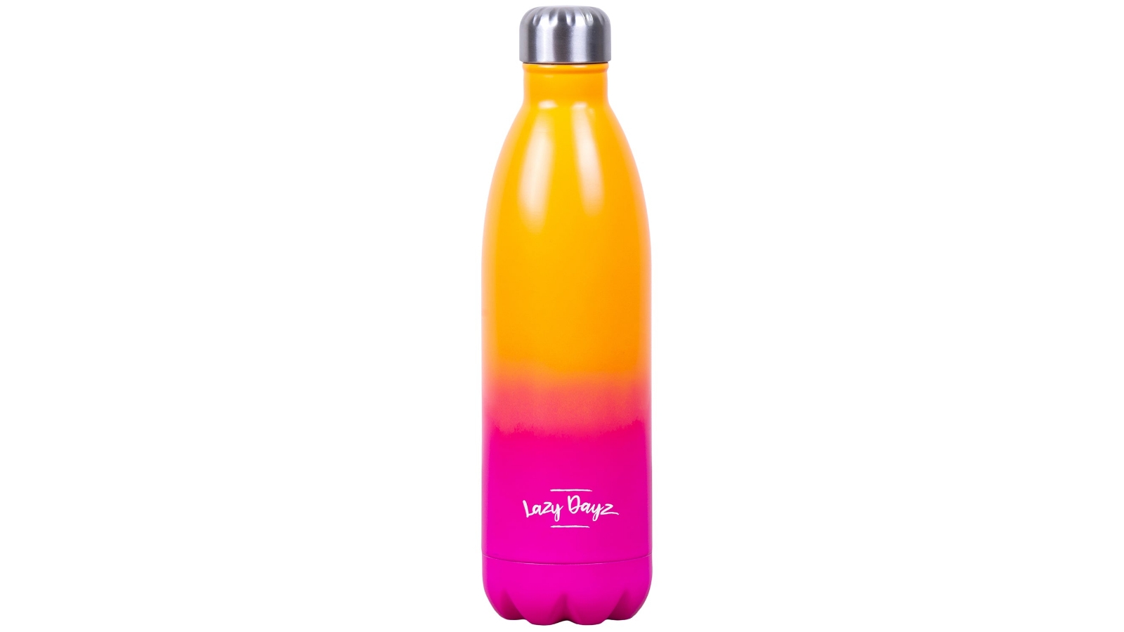 Lazy Dayz Jumbo Drink Bottle 1Litre - Orange Pink Ombre