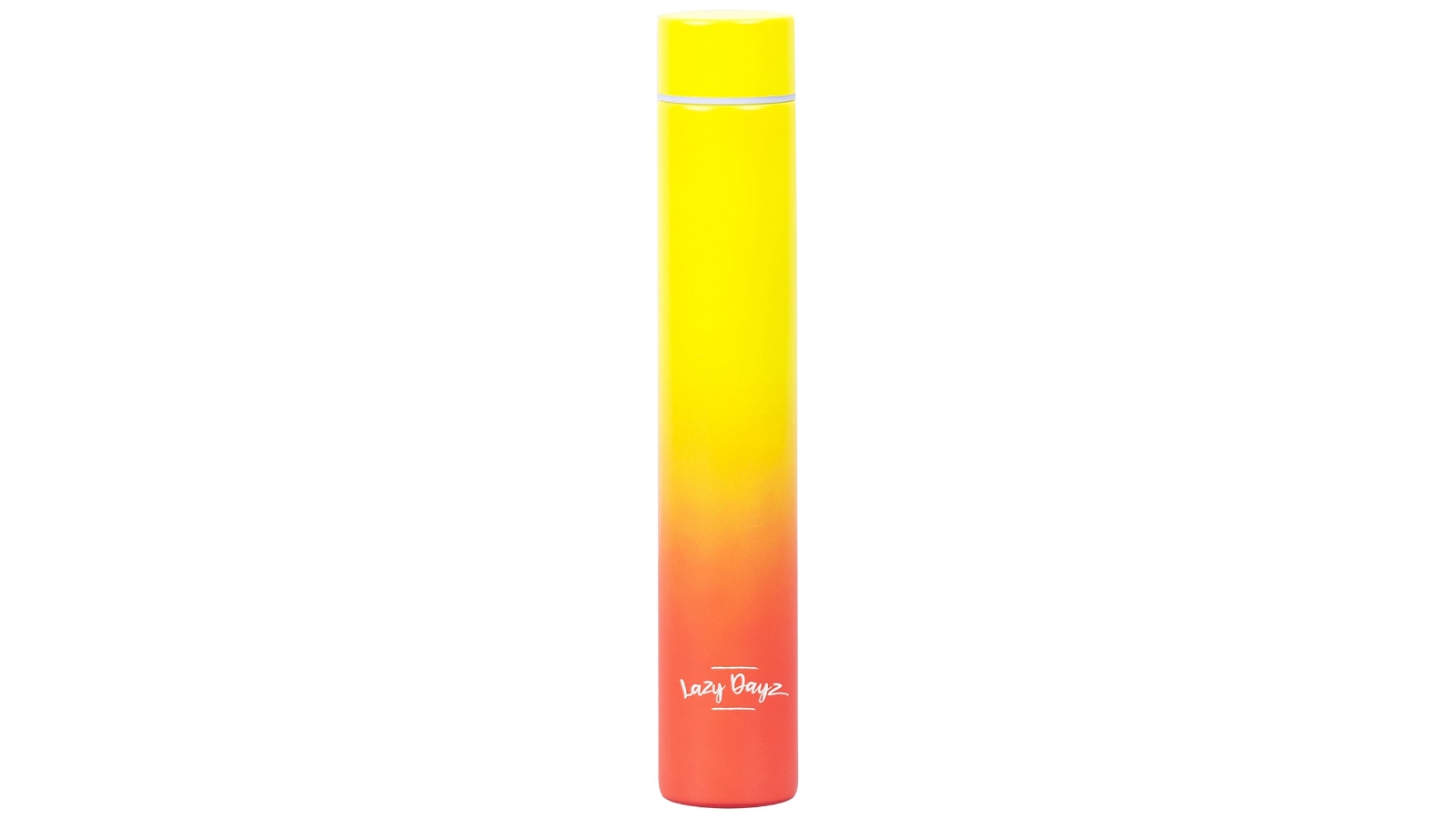 Lazy Dayz Slimline Drink Bottle 300ml - Yellow Peach Ombre
