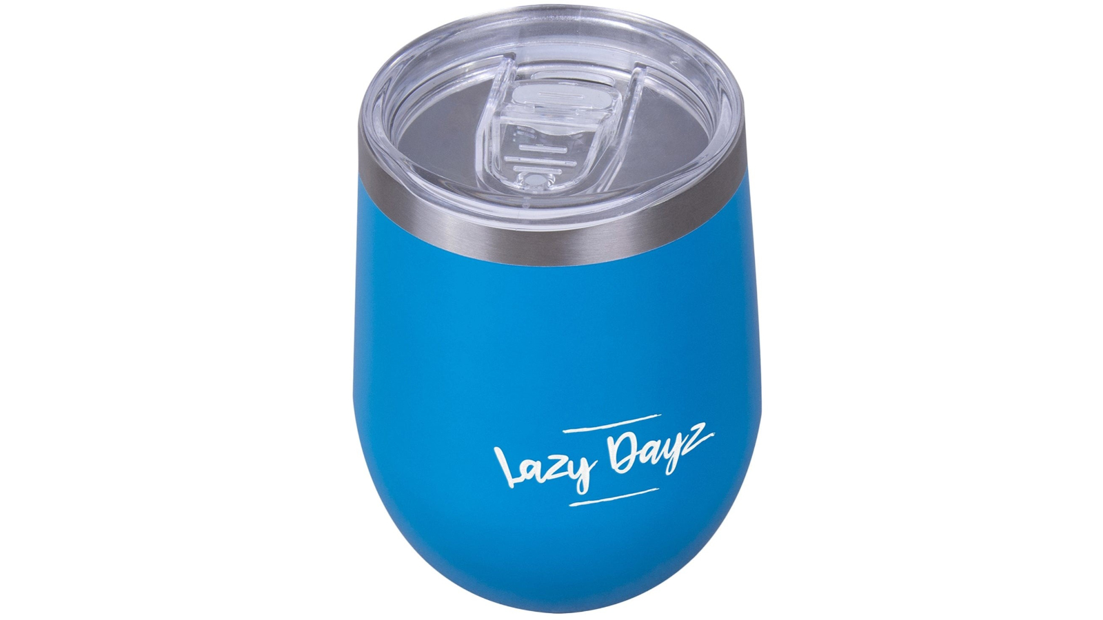 Lazy Dayz Stemless Wine Cup 350ml - Blue