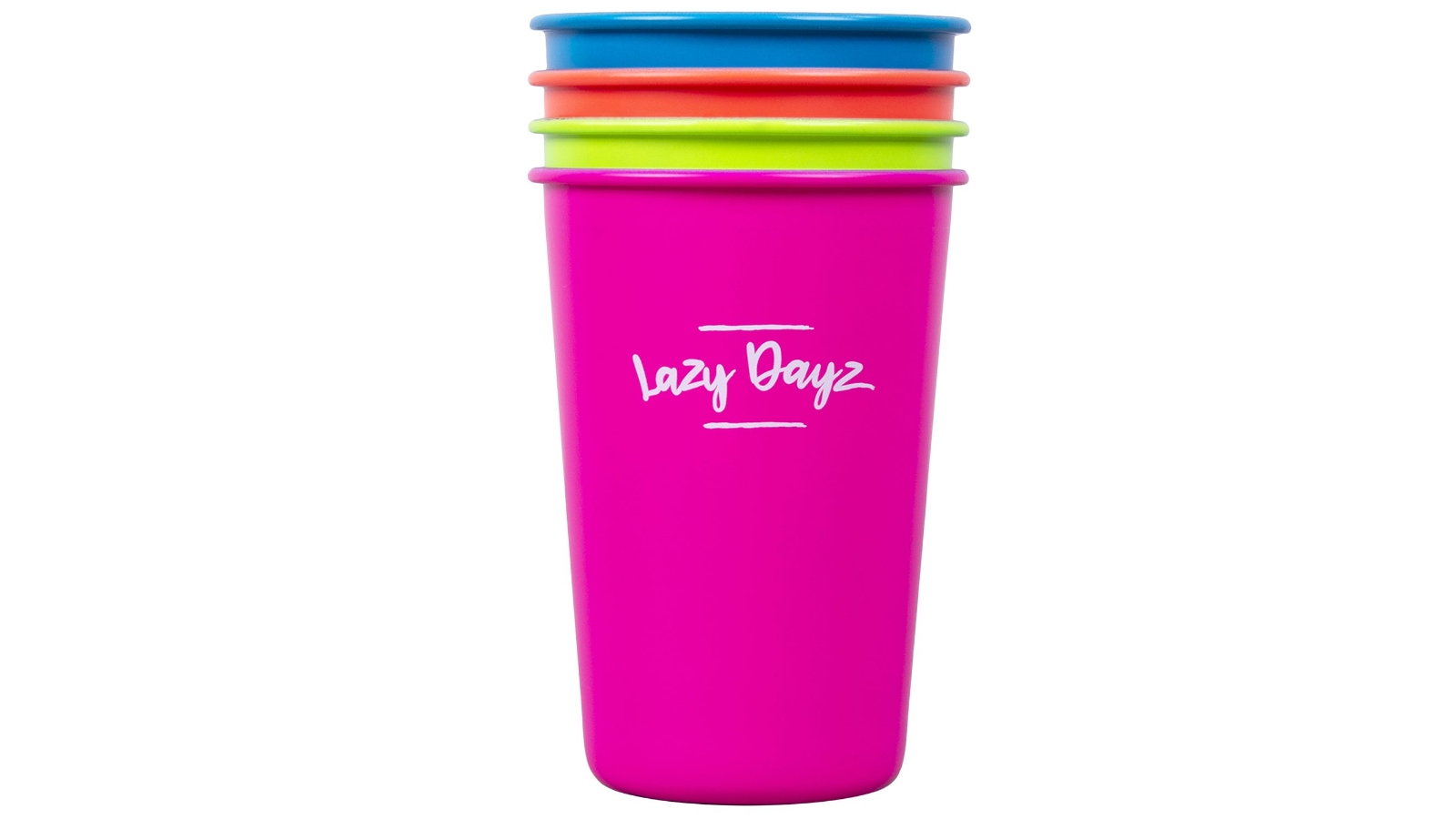 Lazy Dayz Picnic Cup 4 Pack - 350ml 