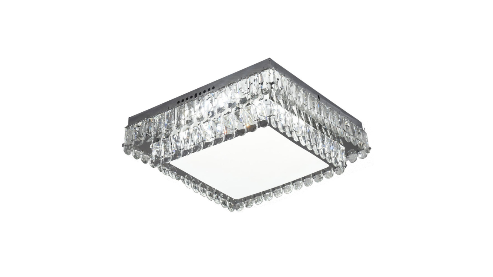 Eli & Co. Lighting 60W Cyrilla Tri-Colour Dimmable Crystal Chandelier