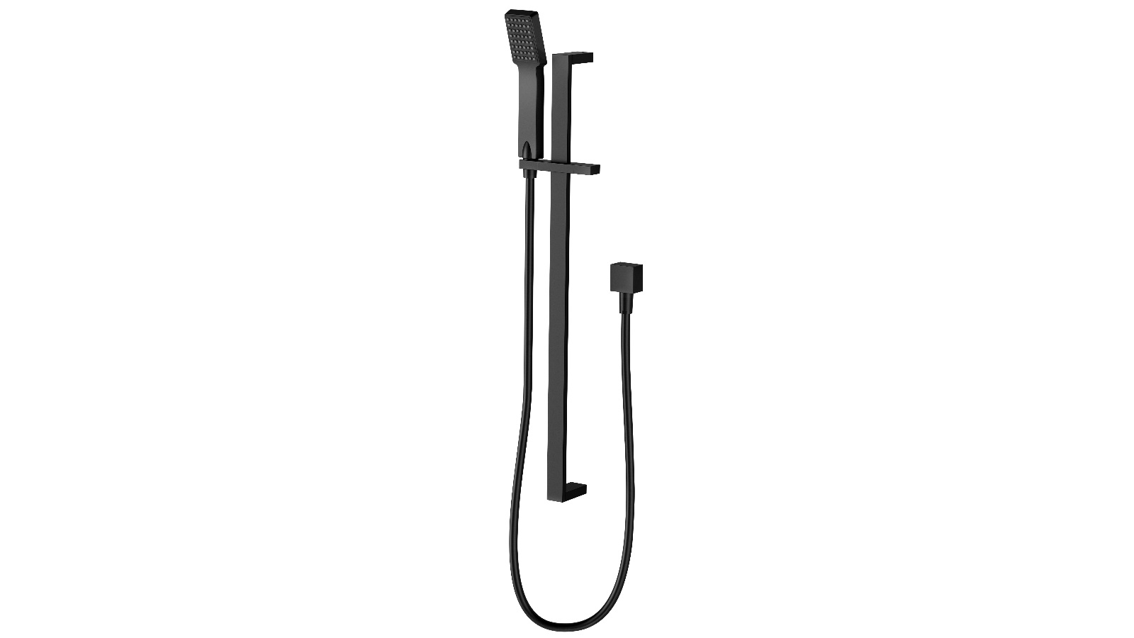 Phoenix Lexi Deluxe Rail Shower - Matte Black