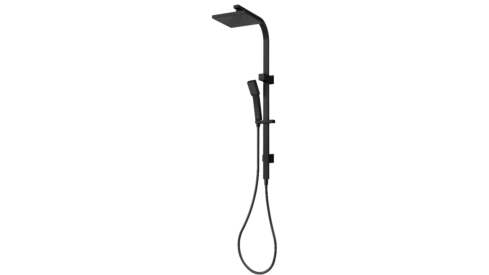 Phoenix Lexi Twin Shower - Matte Black