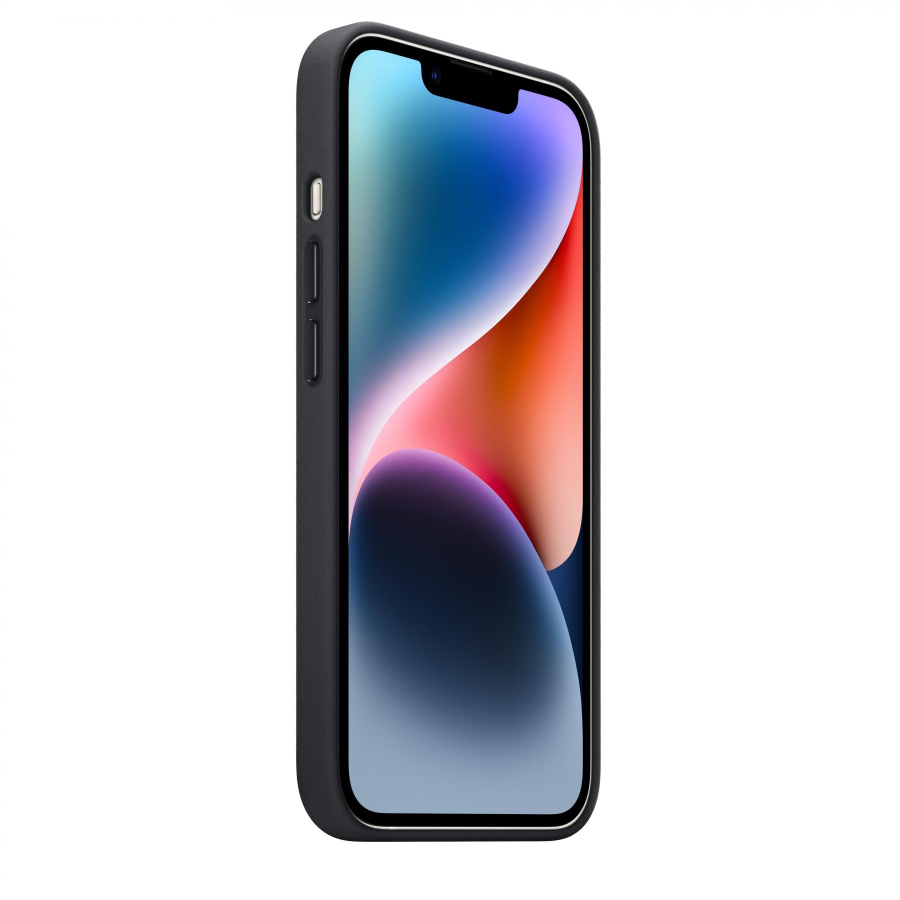 iPhone 14 Leather Case with MagSafe - Midnight | Harvey Norman