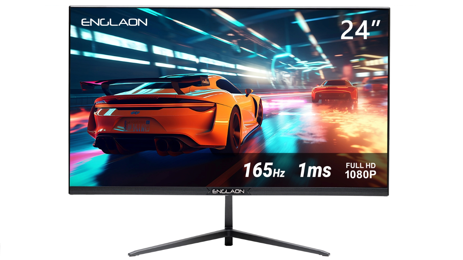 Englaon Full HD 165Hz 1ms Frameless AMD FreeSync Flat  Gaming Monitor - 24inch 