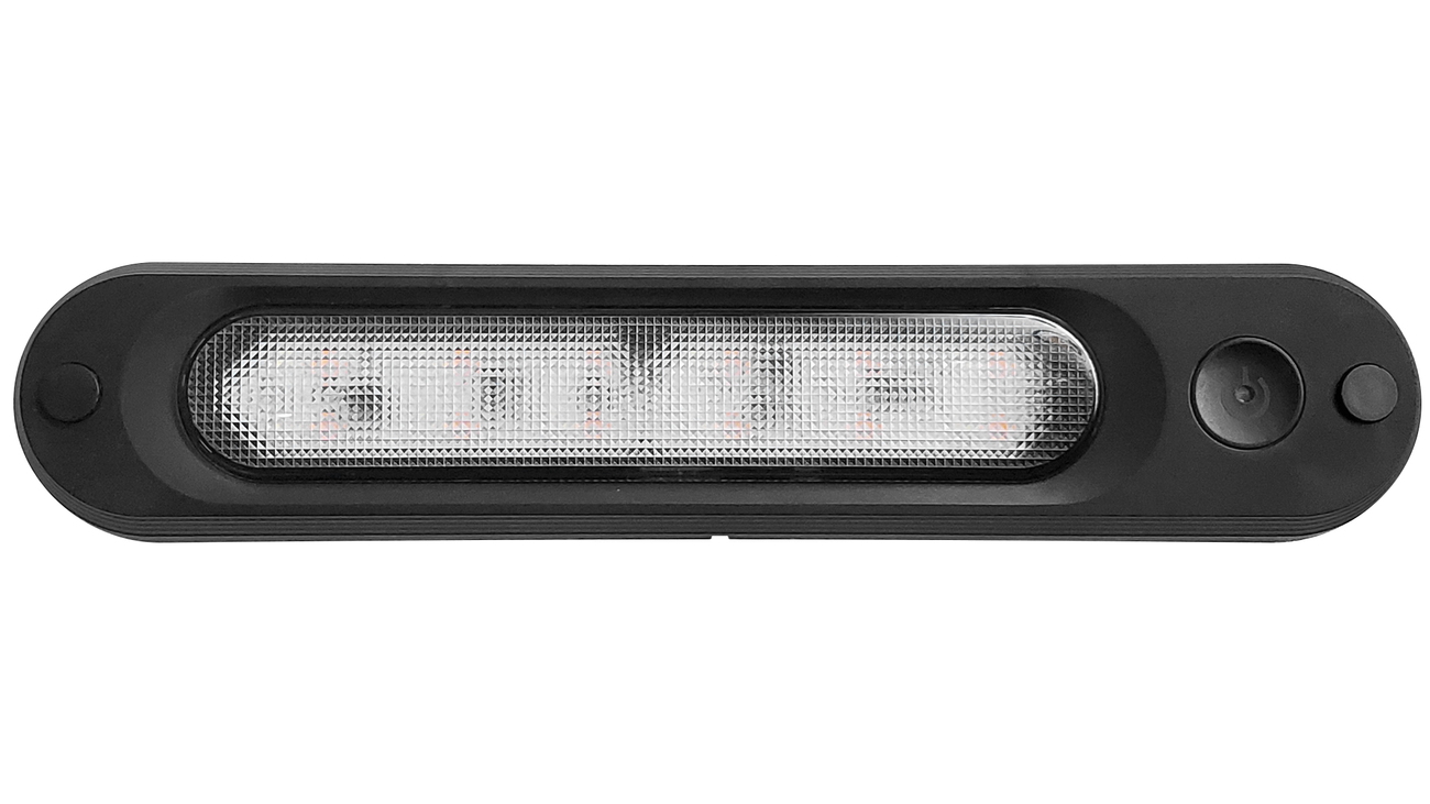 Perception Lighting 25cm Dual-Colour Caravan Awning Light with Touch Switch and Dimmer