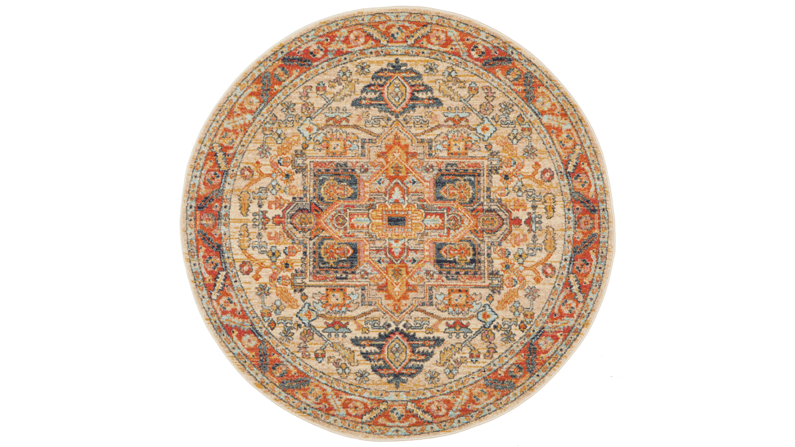 The Weave Studio Legara 850 Rust Round Rug