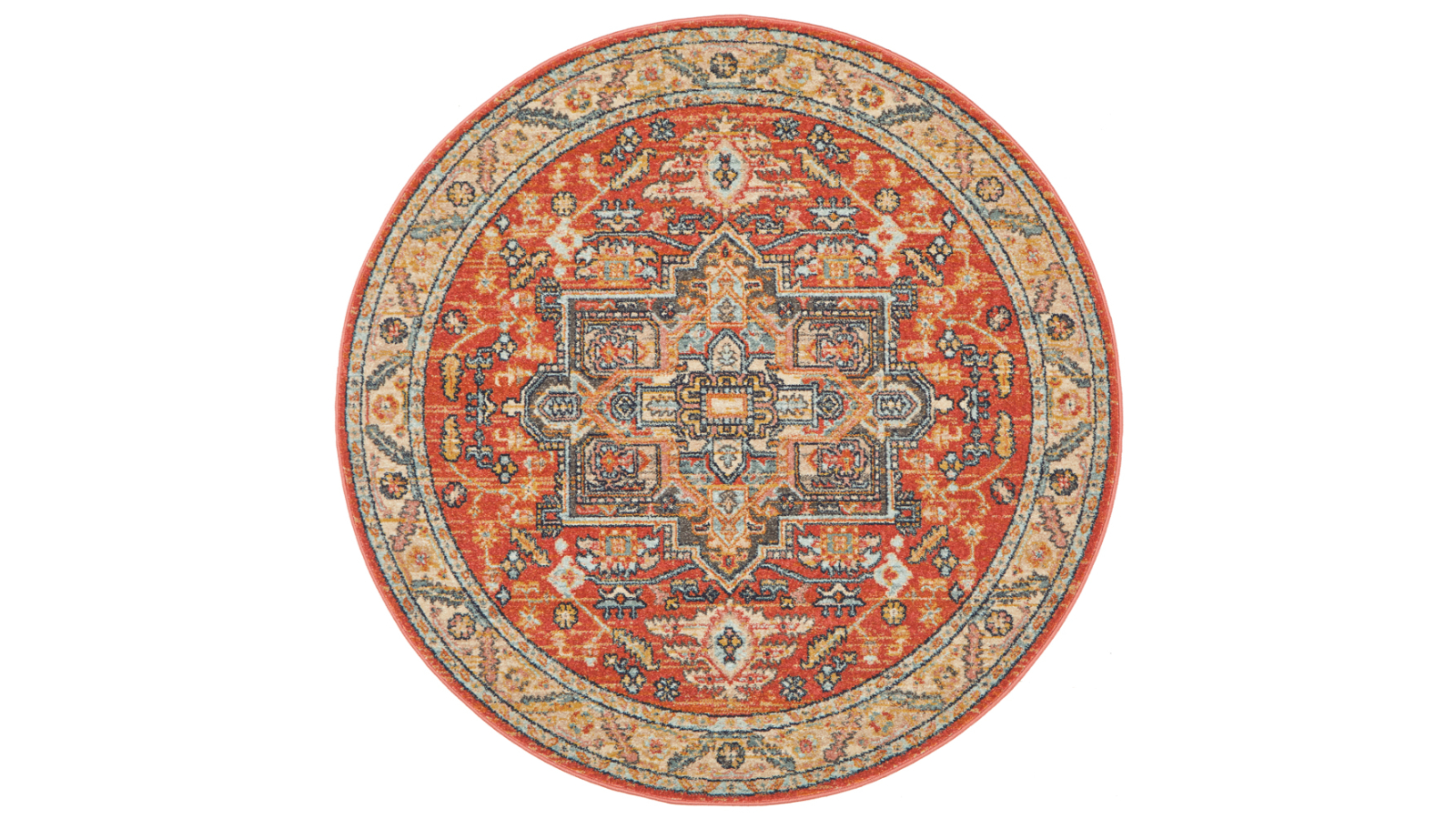 The Weave Studio Legara 850 Terracotta Round Rug