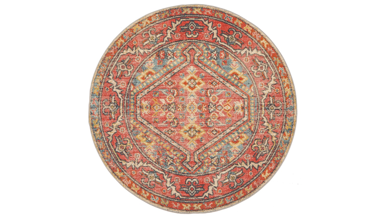 The Weave Studio Legara 856 Crimson Round Rug