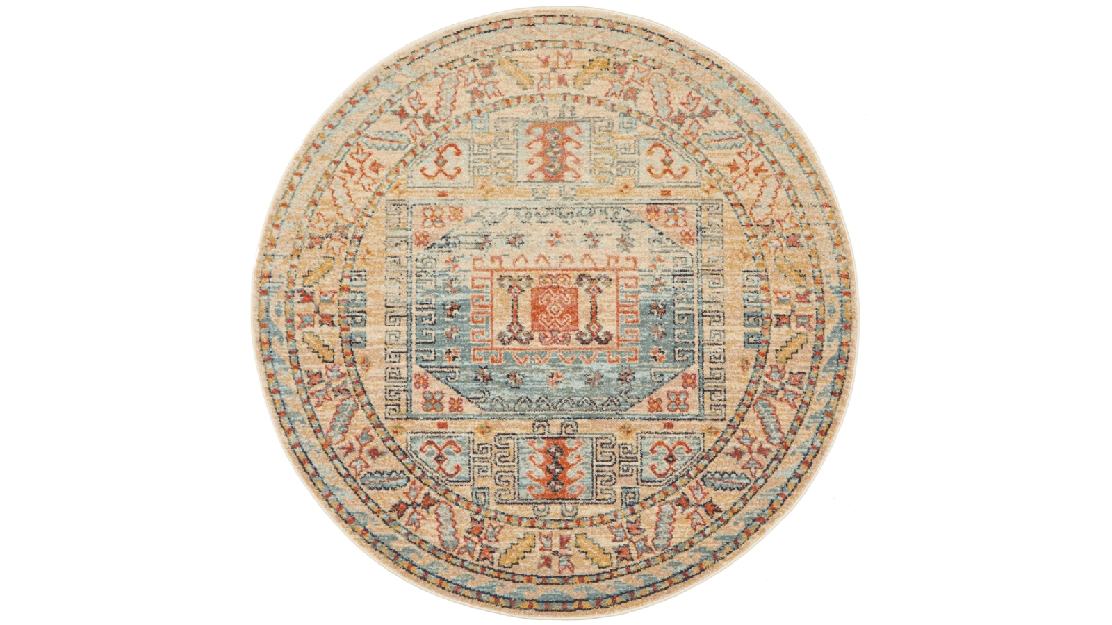 The Weave Studio Legara 859 Sky Blue Round Rug