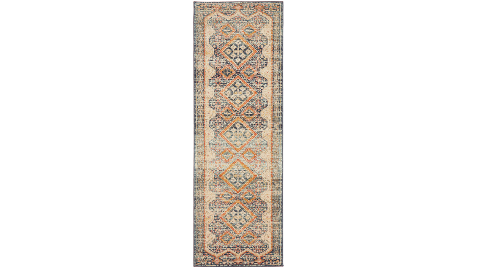 The Weave Studio Legara 863 Navy Runner Rug - 400 x 80cm