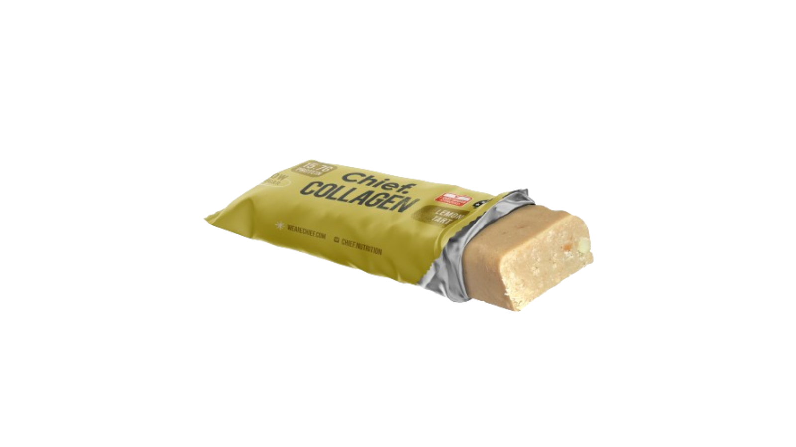 Chief Nutrition Set of 12 Collagen Bar Lemon Tart