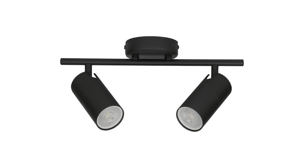 CLA Lighting GU10 2-Head Adjustable IP20 Interior Spotlight - Black