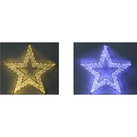 Lexi Lighting 1.2metre 2D Mesh Twinkle LED Star