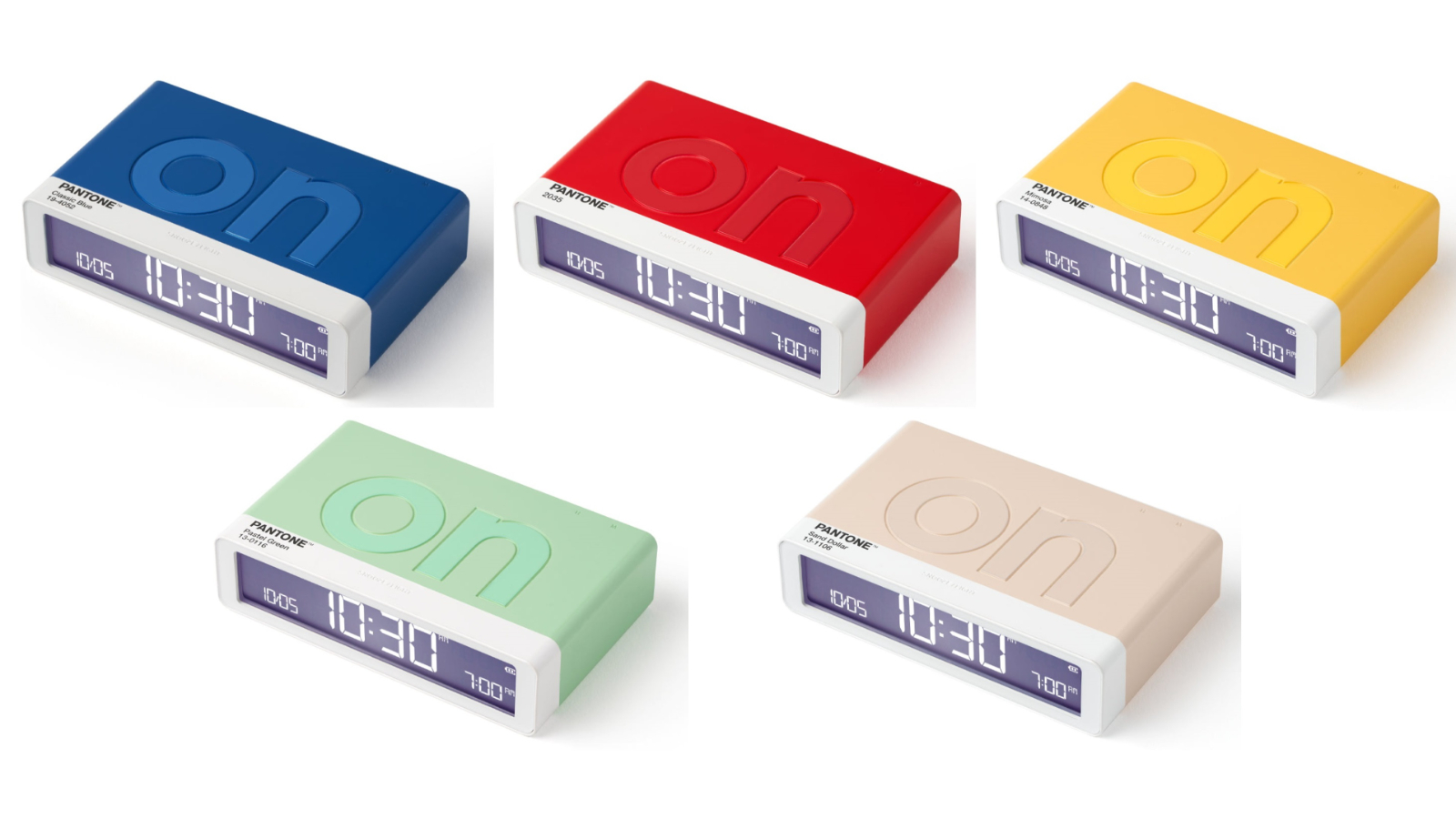 Lexon Pantone Flip Classic Reversible Alarm Clock