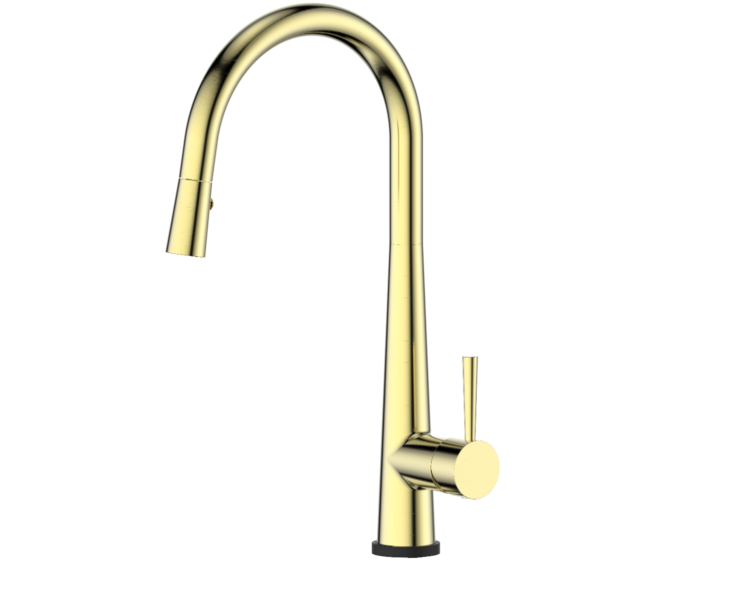 Greens Galiano Kontact Pull Down Sink Mixer - Brushed Brass