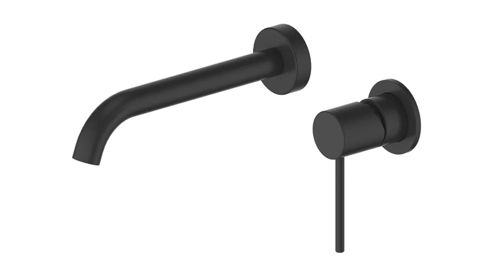 Greens Gisele Basin Wall Mixer - Matte Black