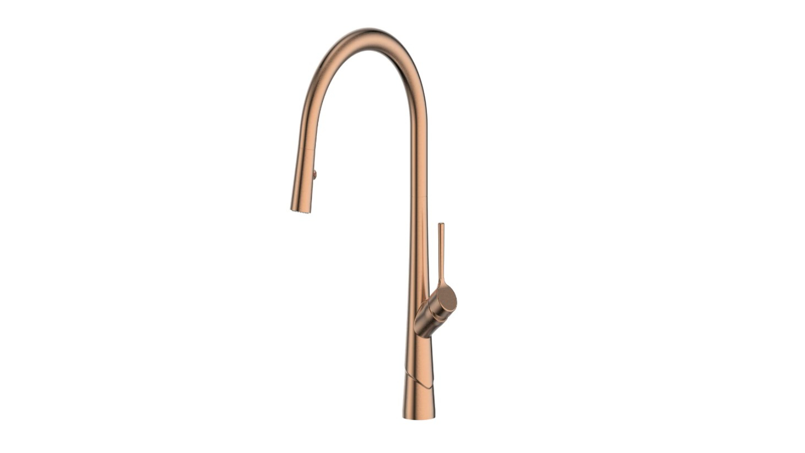 Greens Lustro II Pull Down Sink Mixer - Brushed Copper