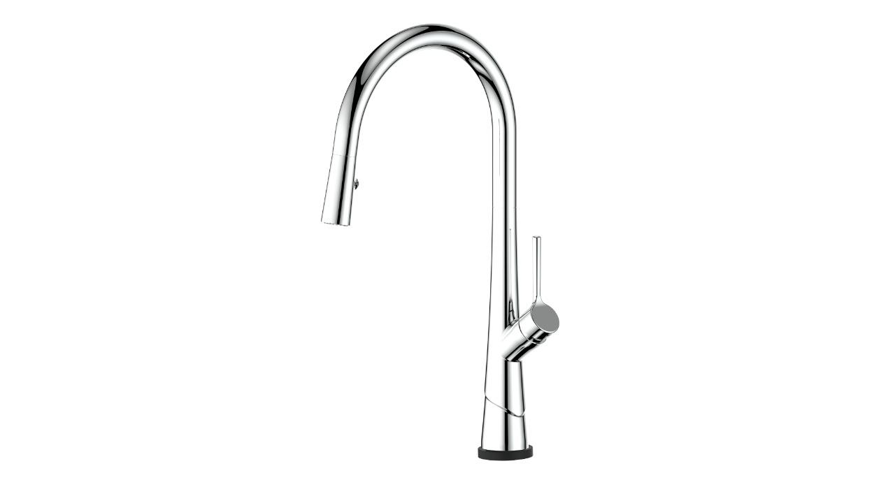 Greens Lustro Kontact Pull Down Sink Mixer - Chrome