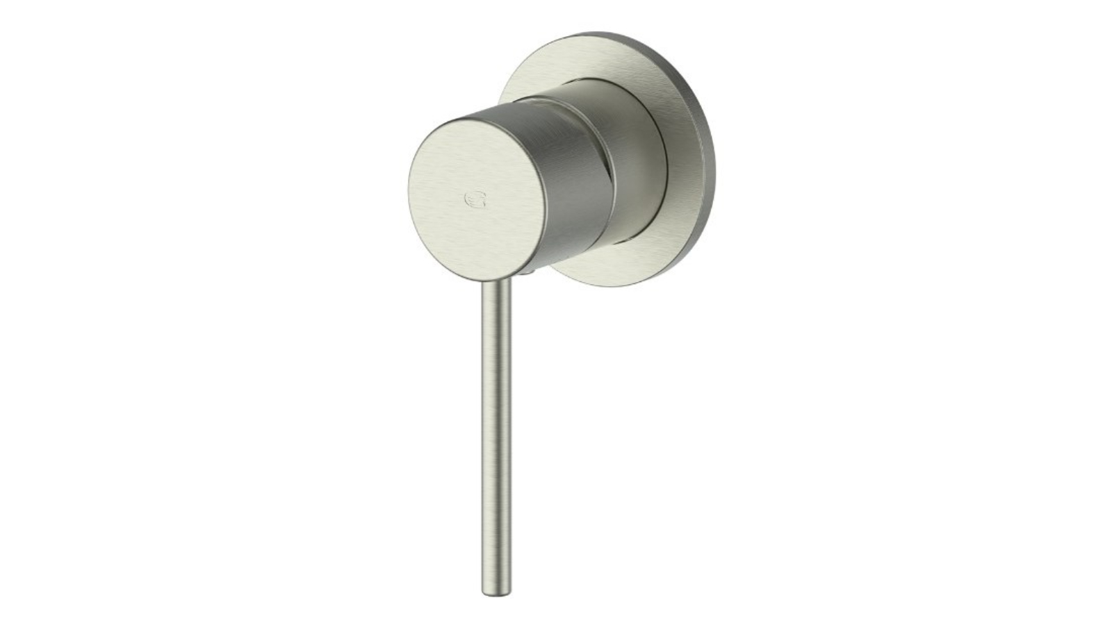 Greens Maci Shower Mixer with Mini Plate - Brushed Nickel