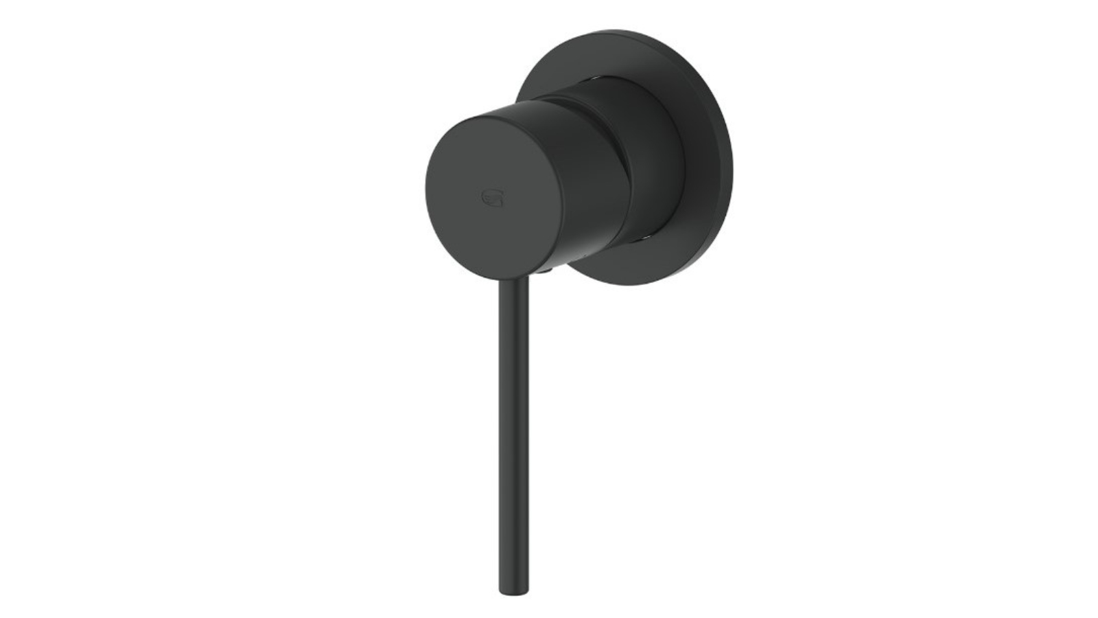 Greens Maci Shower Mixer with Mini Plate - Matte Black