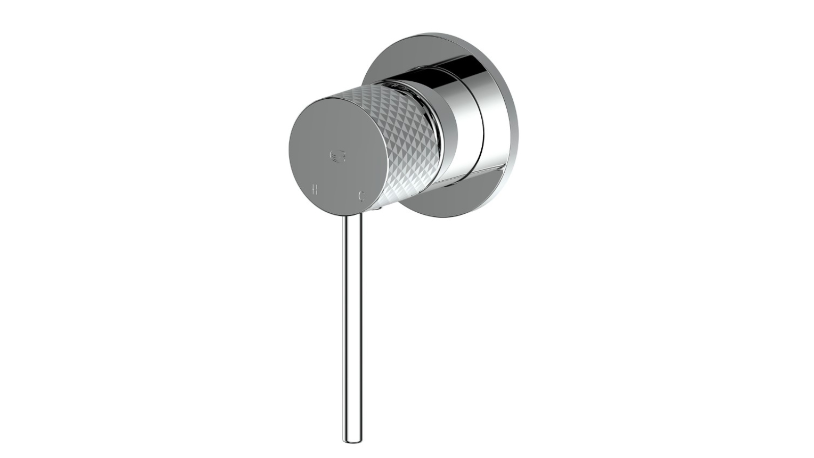 Greens Mika Shower Mixer with Mini Plate - Chrome