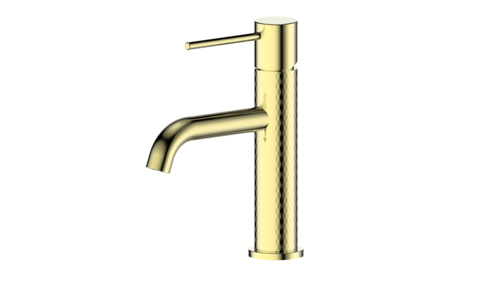 Greens Tesora Basin Mixer Tap - Brushed Brass