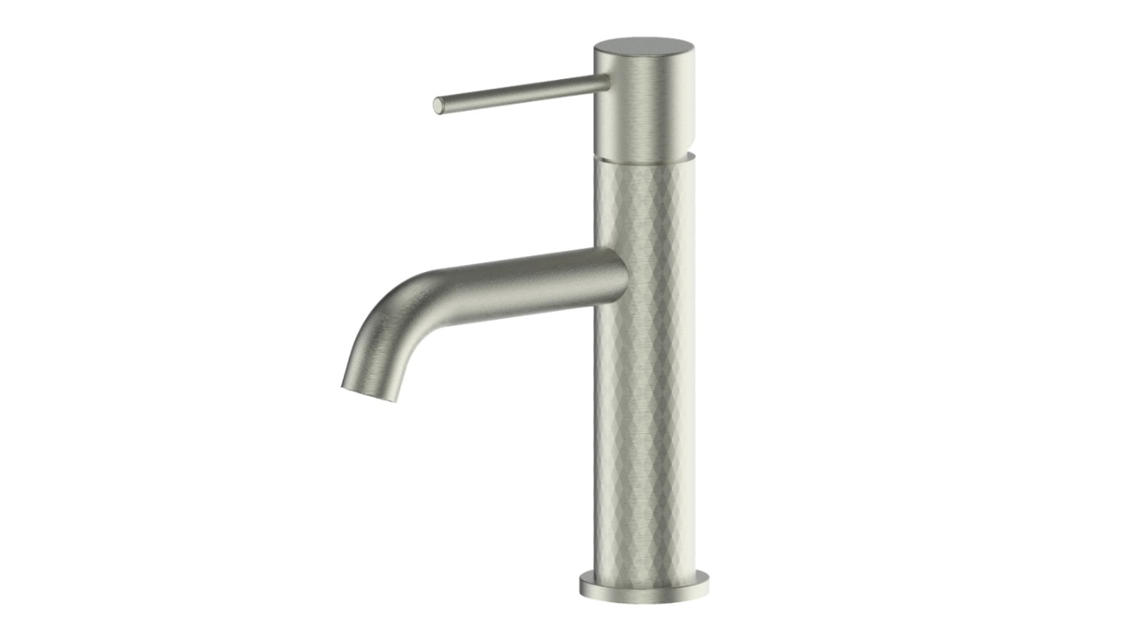 Greens Tesora Basin Mixer Tap - Brushed Nickel