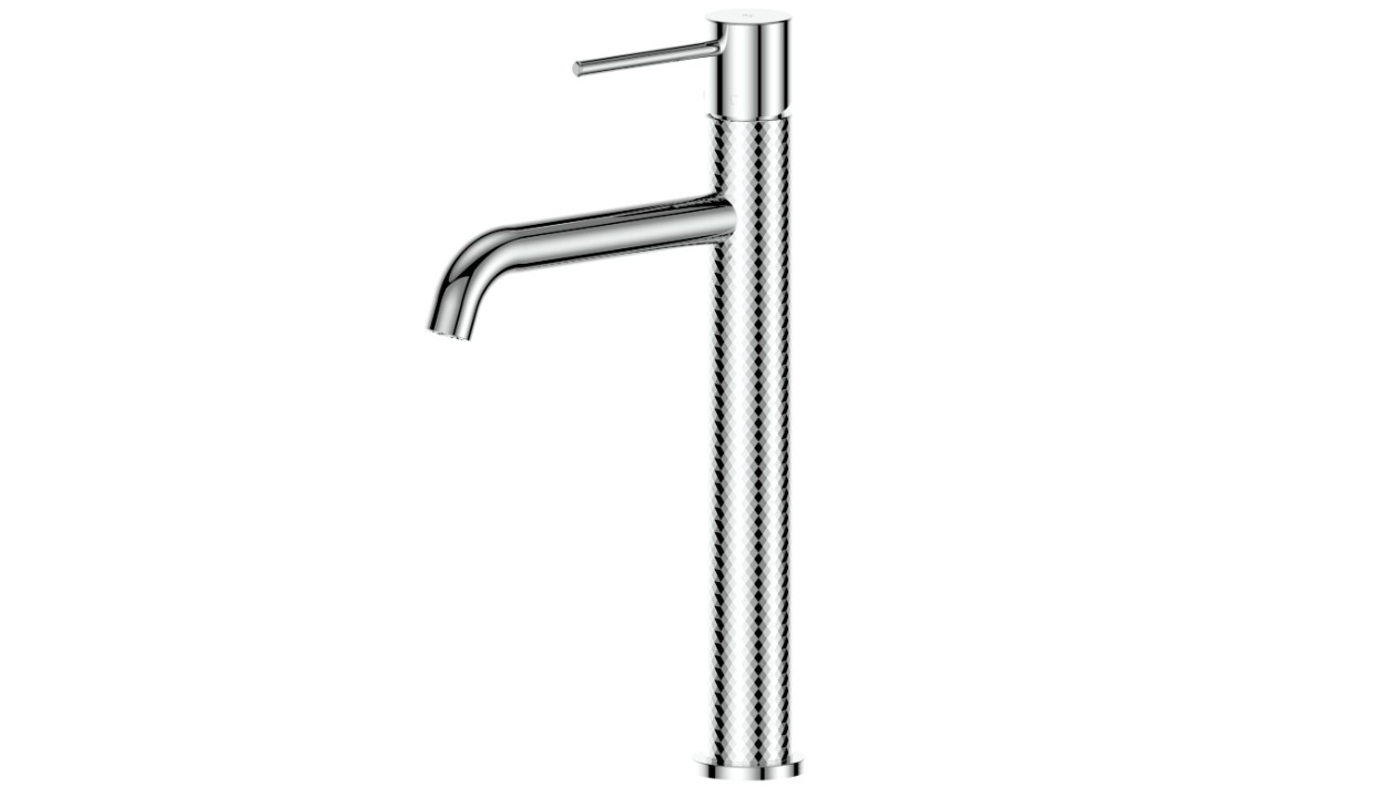 Greens Tesora Lead Free Tower Basin Mixer - Chrome
