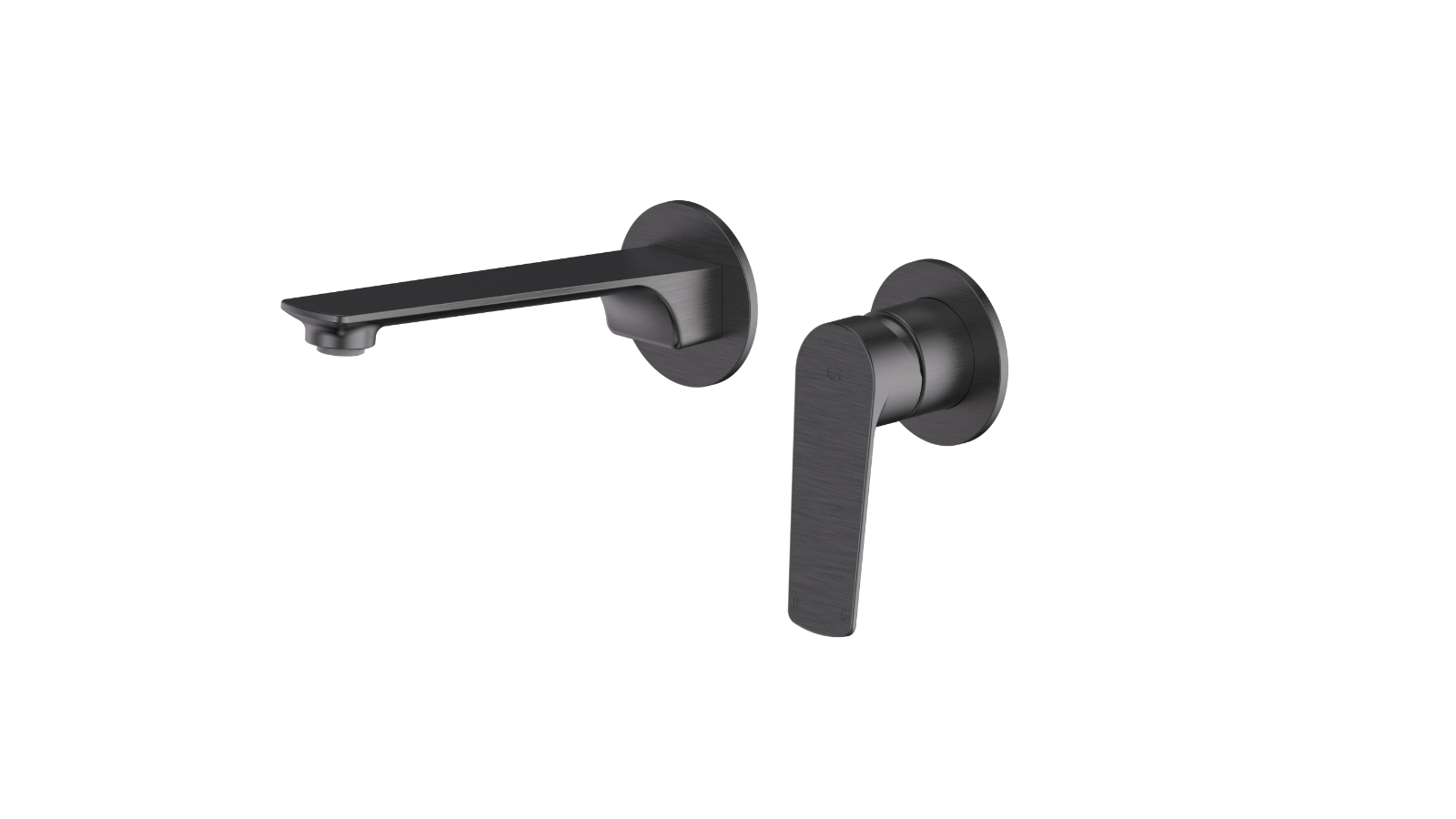 Greens Novi Wall Basin Mixer - Gunmetal