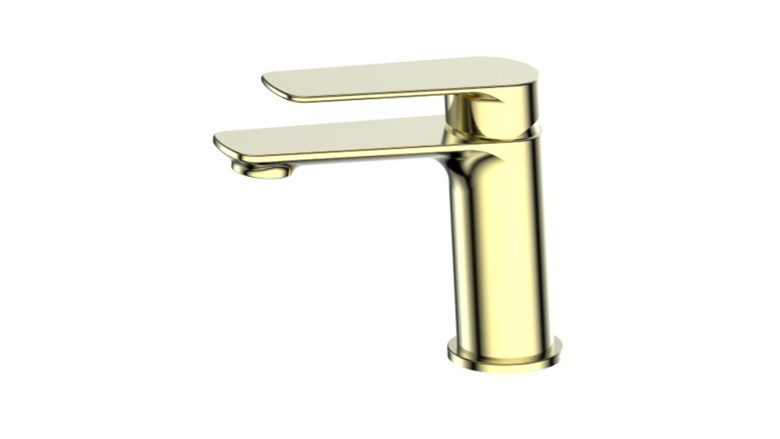 Greens Novi Basin Mixer - Brushed Brass