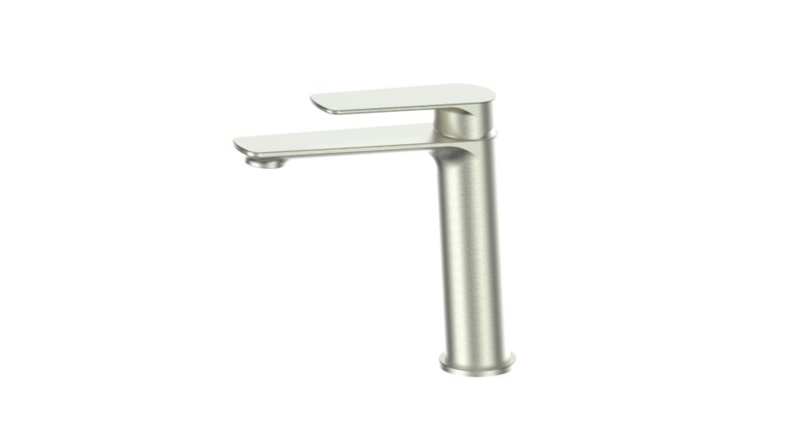 Greens Novi Mid Basin Mixer - Brushed Nickel
