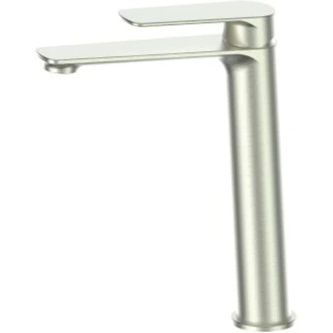 Greens Novi Tall Basin Mixer - Brushed Nickel