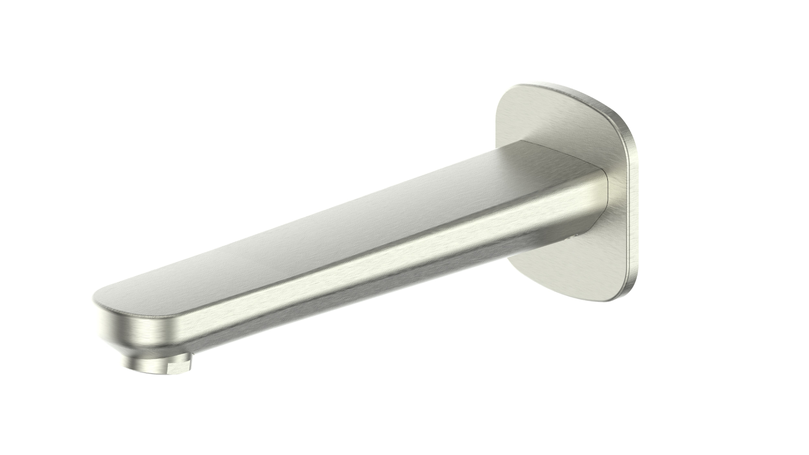 Greens Davena Bath Spout - Brushed Nickel