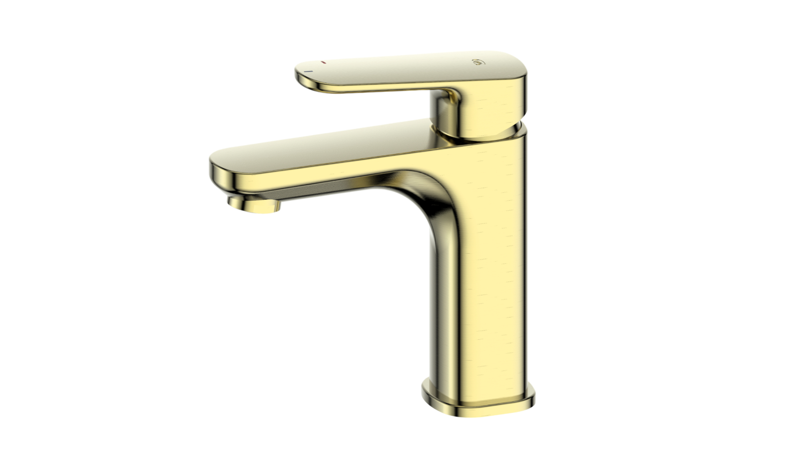 Greens Davena Basin Mixer - Brushed Brass