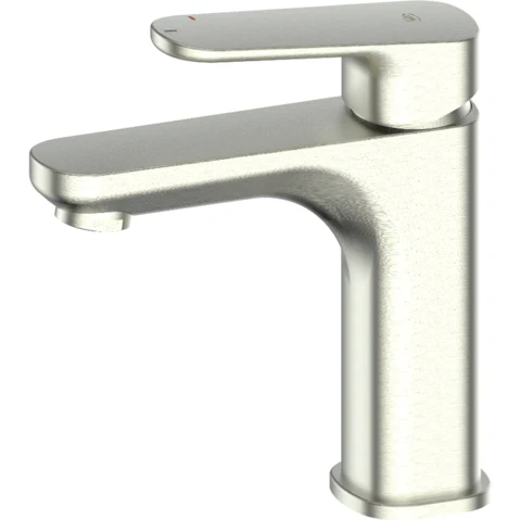 Greens Davena Basin Mixer - Brushed Nickel