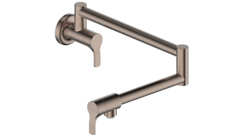 Greens Craft Pot Filler - Brushed Bronze