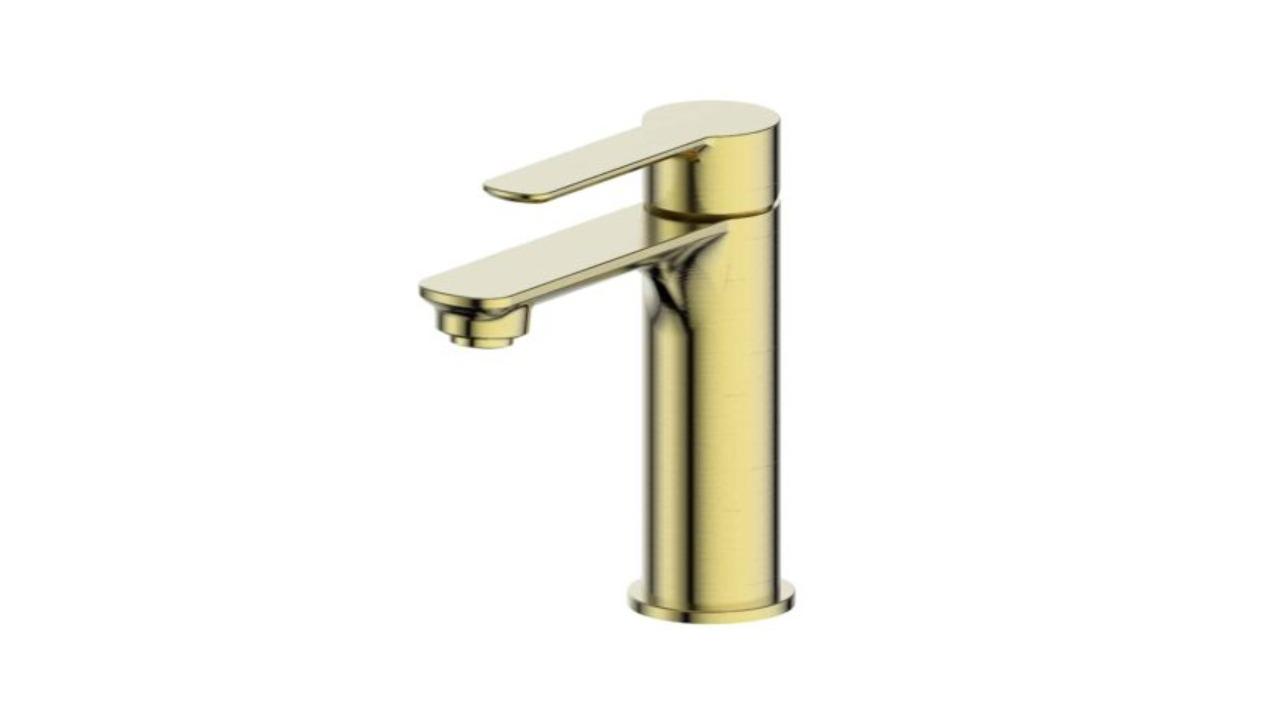 Greens Astro II Basin Mixer - Brushed Brass