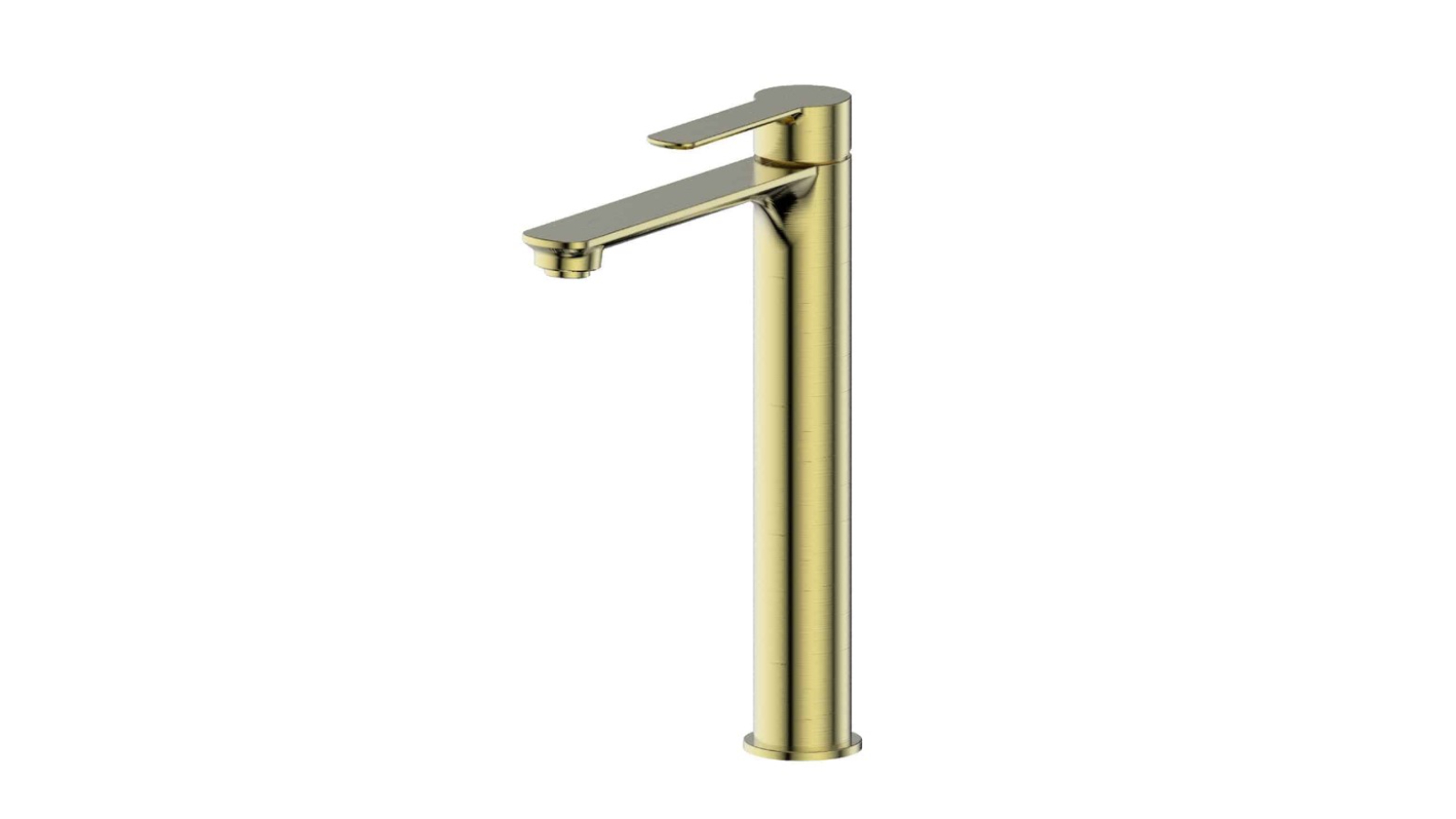 Greens Astro II Lead Free Tower Basin Mixer - Brushed Brass