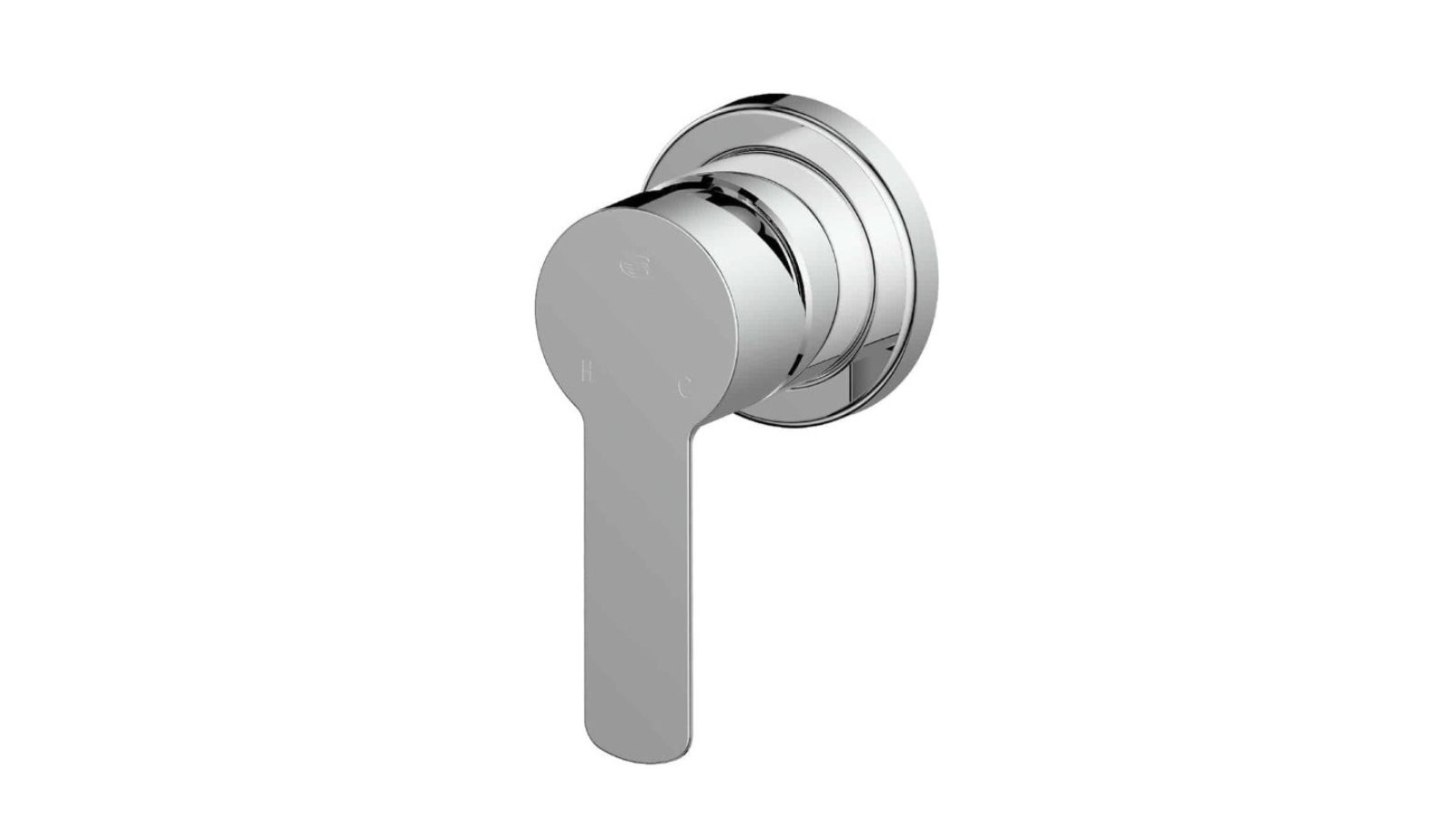 Greens Astro II Lead Free Shower Mixer with Mini Plate - Chrome