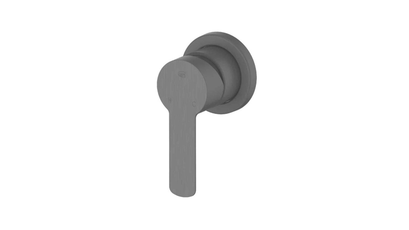 Greens Astro II Lead Free Shower Mixer with Mini Plate - Gunmetal